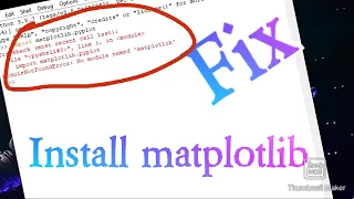 Install matplotlib in python HINDI TUTORIAL