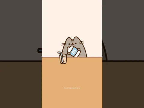 Pusheen: Glass of Milk