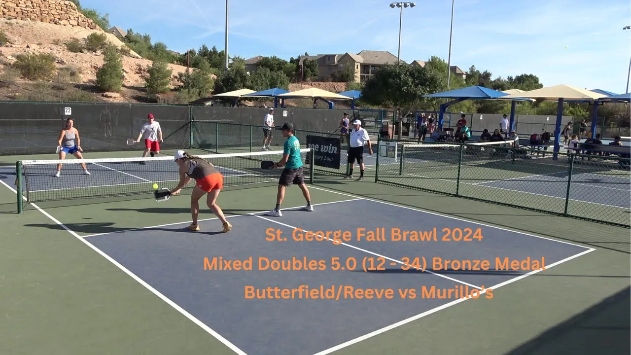 St. George Fall Brawl 2024 Mixed Doubles 5.0 (12 - 34) Butterfield/Reeve vs Murillo's Bronze Medal