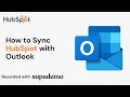 How to Sync HubSpot with Outlook