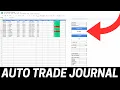 How to Create a Day Trading Journal Data Collection Spreadsheet