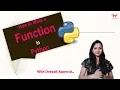 How to Write and Use Functions in Python Return Values PyCharm Hindi