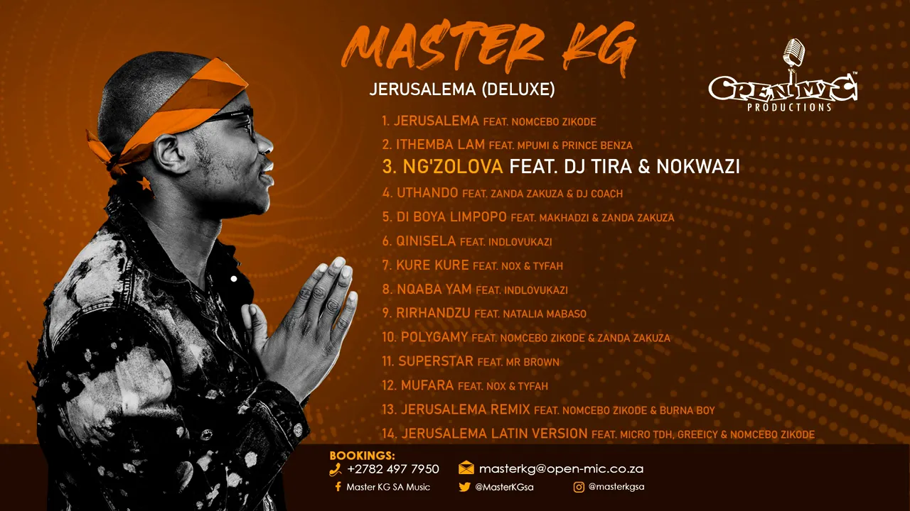 Master KG - Ng'zolova featuring Dj Tira & Nokwazi
