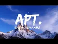 Download Lagu ROSÉ \u0026 Bruno Mars - APT. (Lyrics)