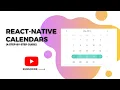 React-Native Calendar Introduction