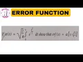 Error Function Engineering M-2 Problem 6 Sppu
