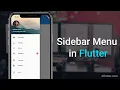 Oflutter Create a Sidebar Menu in Flutter 2021