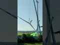 Download Lagu Carefully lifting down the huge rotor of a Nordex N62 #asgreenconsult #windturbine #crane