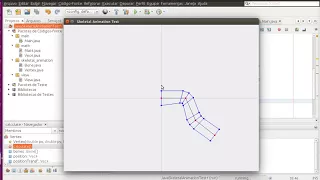 Java Animation from scratch - Skeletal Animation Vertex Skinning Test