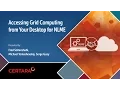 Accessing Grid Computing from Your Desktop for NLME