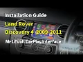 Lagu Land Rover Discovery 4 installation guide MOST CarPlay \u0026 Android Auto interface Mr12Volt