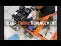 Garden Tiller Engine Replacement from Start to Finish Harbor Freight Predator Engine