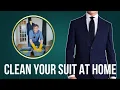 The Secret To Cleaning Your Suit Without Dry Cleaners