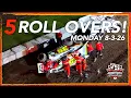 26 MONDAY NIGHT s 5 ROLL OVER CRASHES in 1 night at Merrittville Speedway woah