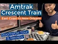 Amtrak Crescent Train Roomette to New Orleans Tour Review