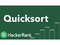 Algorithms Quicksort