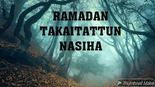 ramadan 2021 takaitatun nasiha daga malamanmu