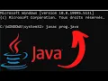 Compiler et executer un programme Java depuis l invite de commande Windows
