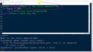 Python Tutorials 6 - Making Decision in Python