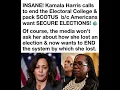 Kamala Harris faces criticism over proposals to end the Electoral College and reform the Supreme