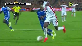 ملخص مباراة   الزمالك    إيه أف  بورت         في الدور التمهيدي من دوري أبطال أفريقيا دندنها