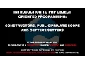 PHP Object Oriented Programming - Constructors