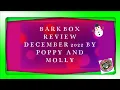 BARK BOX DECEMBER REVIEW 2022 BY POPPY AND MOLLY