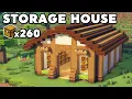 Minecraft Storage House Tutorial