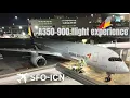 Asiana Airlines A350 from San Francisco to Seoul BEST Economy Class Product in ASIA