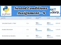Nested Conditions Assignment - 4 Answers Python NxtWave CCBP 4 0