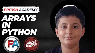 Master Arrays in Python in 7 minutes