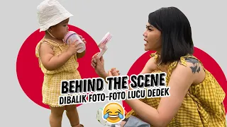 dibalik foto dede yang bagus dan lucu ada proses yang ribet guys 