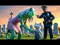 Download Lagu 😱 oh no!! Kitten revives zombie mother cat 🧟 Police arrest mother cat 😱 #cat #catstory #ai