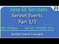 Servlet Events Listeners Concepts Part JavaEE Wildfly Servlet Tutorial