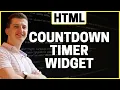 How To Add Countdown Timer To HTML Website