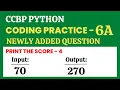 Print the Score - 4 Coding Practice