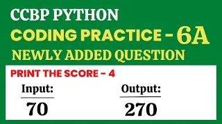 Print the Score - 4 Coding Practice
