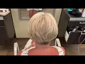 Wedge bob haircut