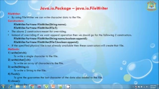 Lesson - 2 java io Package
