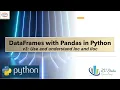 How to deal with index with iloc and loc in DataFrames Pandas 1 7 3 Analysis Data science Python