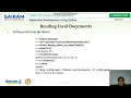 Lecture 18CS55 Module5 Working With Excel Spreadsheets 1 Sowmya
