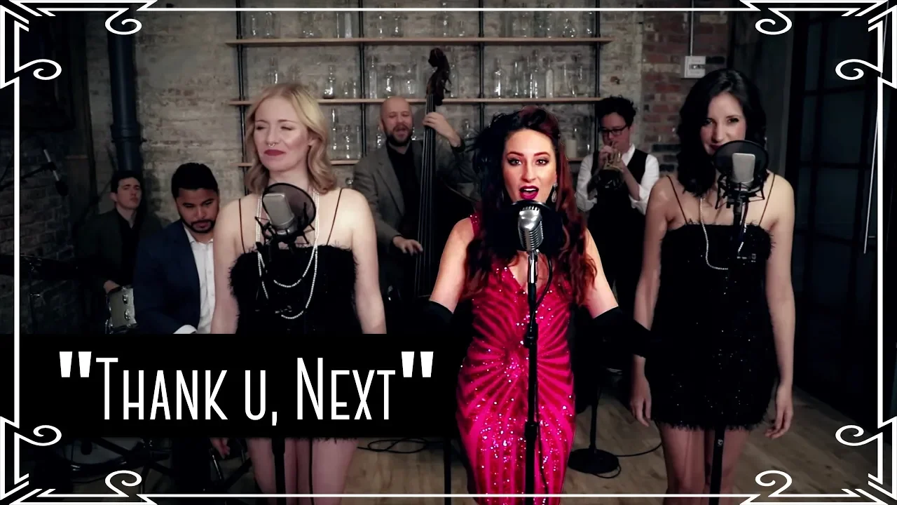 "Thank U, Next" (Ariana Grande) 1920s Cover by Robyn Adele (feat. Vanessa Dunleavy & Sarah Krauss)