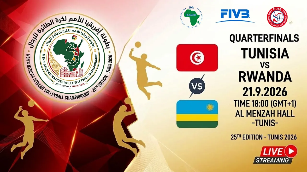 DAY 7 / QUARTERFINALS / TUNISIA (TUN) VS RWANDA (RWA)