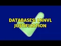 Databases LNNVL Justification 2 Solutions