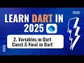 Dart Variables in One Dart Programming Tutorial