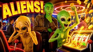 LOS ALIENS ESTAN APOSTANDO TODO SU DINERO 👽😱