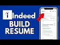 How to Build Resume on Indeed App 2024