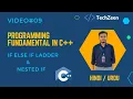 C Programming Fundamental Tutorial Mastering Nested If Statements and If-Else If Ladder in C