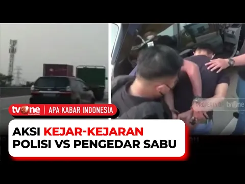 Kronologi Aksi Kejar-kejaran Polisi dengan Pengedar Sabu di Jalan Tol