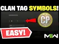 How To Put SYMBOLS in your clan tag MW2 100 Working Glitch